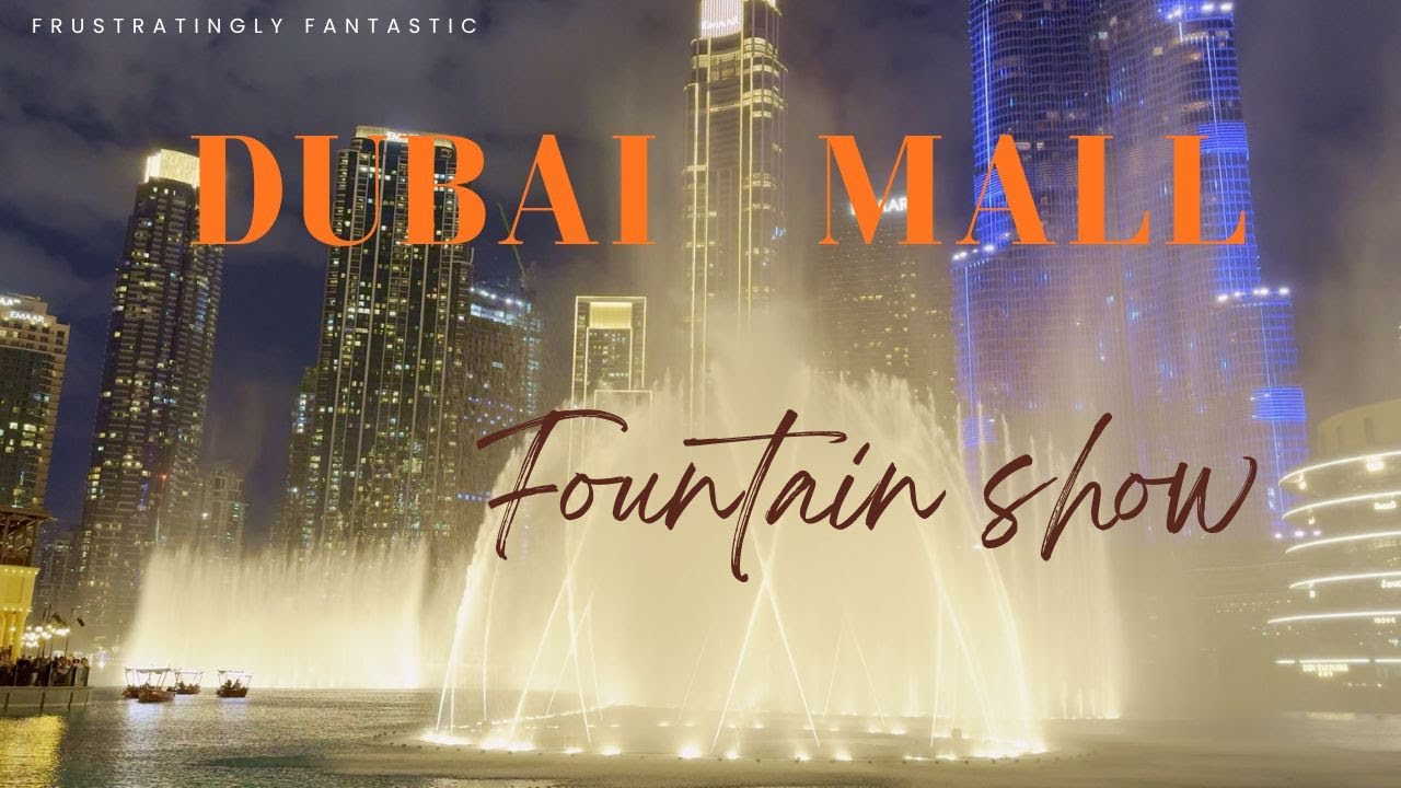 The Dubai Fountain Show 2026 | World’s Largest Water Dance (4K)