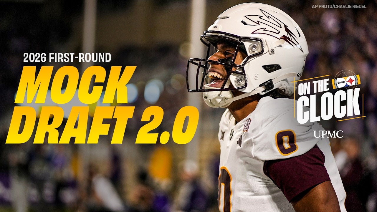 Mock Draft 2.0 | Who Do the Steelers Take with Pick 21? | On the Clock | Pittsburgh Steelers