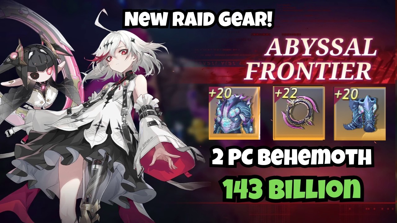 143B Abyssal Frontier | 2pc Behemoth Glaciette | Crystal of Atlan