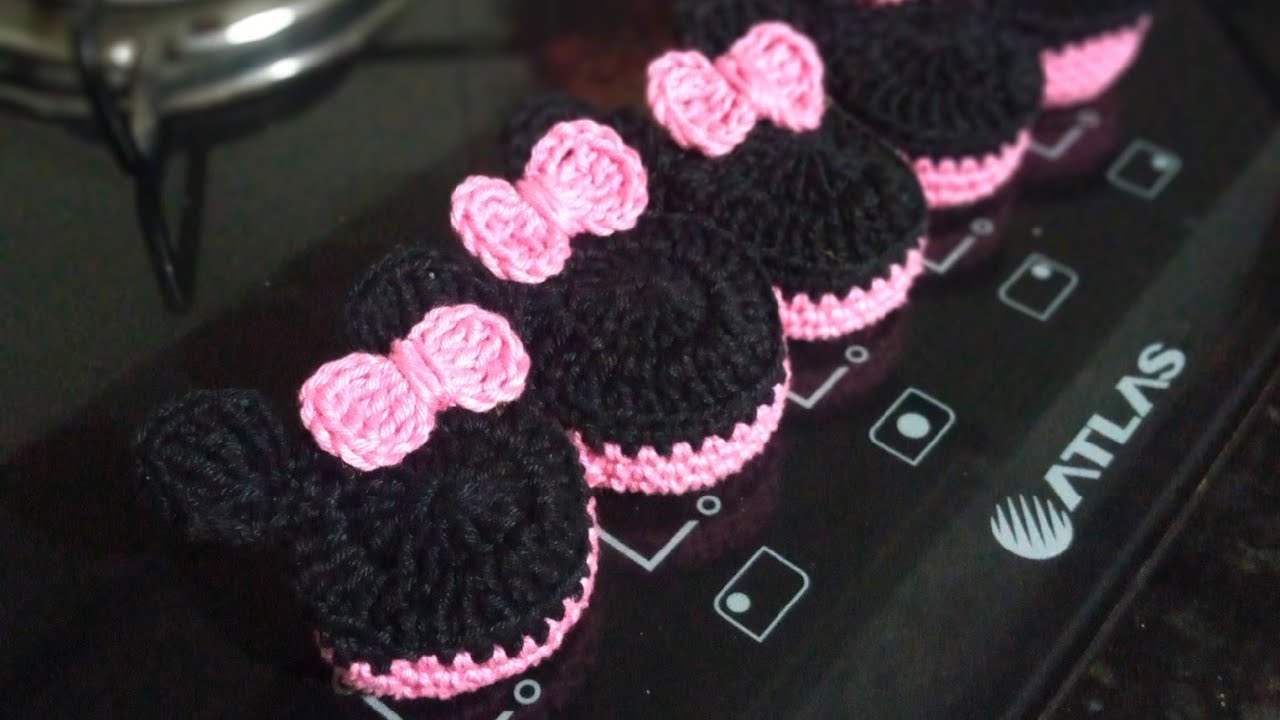 PAP/ Capinhas de CROCHÊ MINNIE para botões do FOGÃO. #pap #croche/ Dicas/cozinha/ passo a passo.