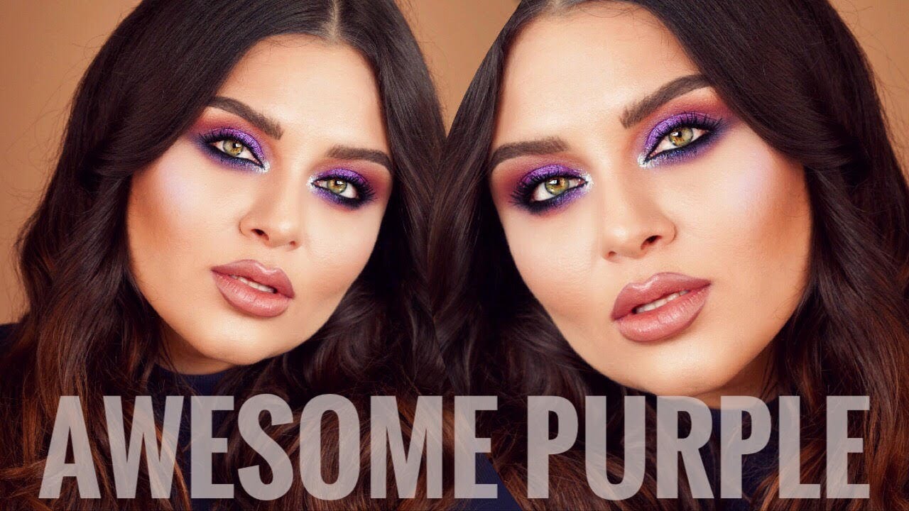 AWESOME PURPLE&PLUM Makeup Tutorial