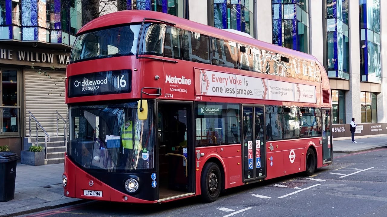 London Bus Route 16 - Cricklewood to Victoria - Subtitles