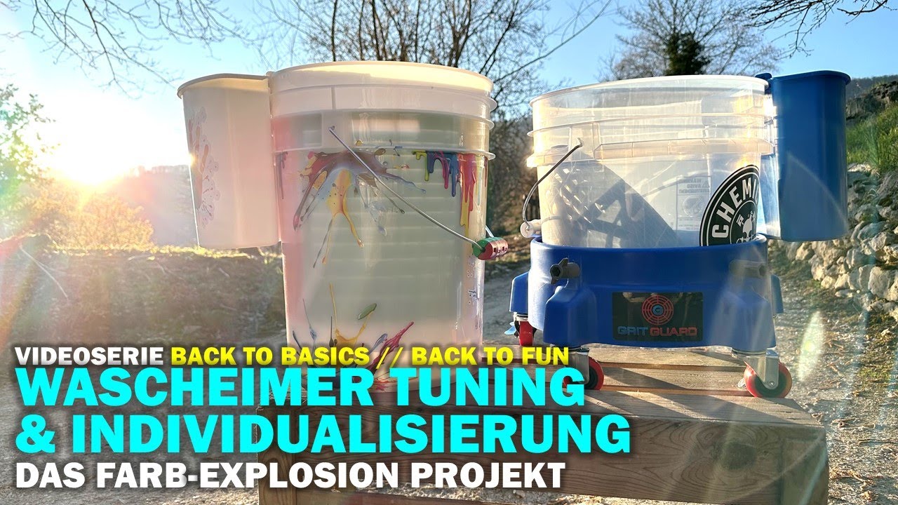 Wash Bucket Customization: Color Explosion Project - Video Series Back to Basics // Back to Fun