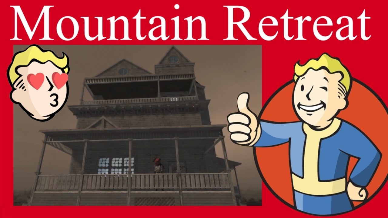 Mountain Retreat Home Tour & Review Fallout 76 Guide walkthrough Season 24 reward C.A.M.P. item