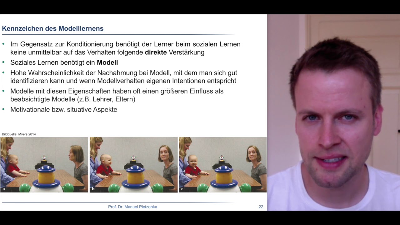 Lern- und Gedächtnispsychologie 3 - Modelllernen (Sozial-kognitive Lerntheorie, Beobachtungslernen)