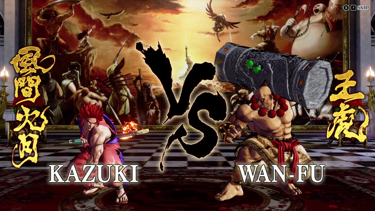 Samurai Shodown - Kazuki VS Wan-Fu