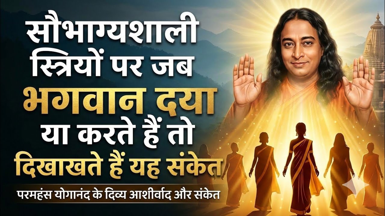 सौभाग्यशाली स्त्रियों पर जब भगवान दया करते हैं तो दिखते हैं यह संकेत | Paramhansa Yogananda