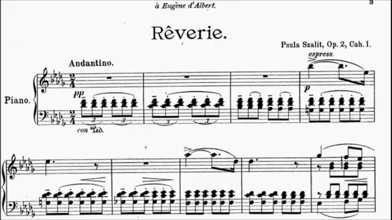 Trinity TCL Piano 2023 Grade 7 Szalit Reverie Sheet Music