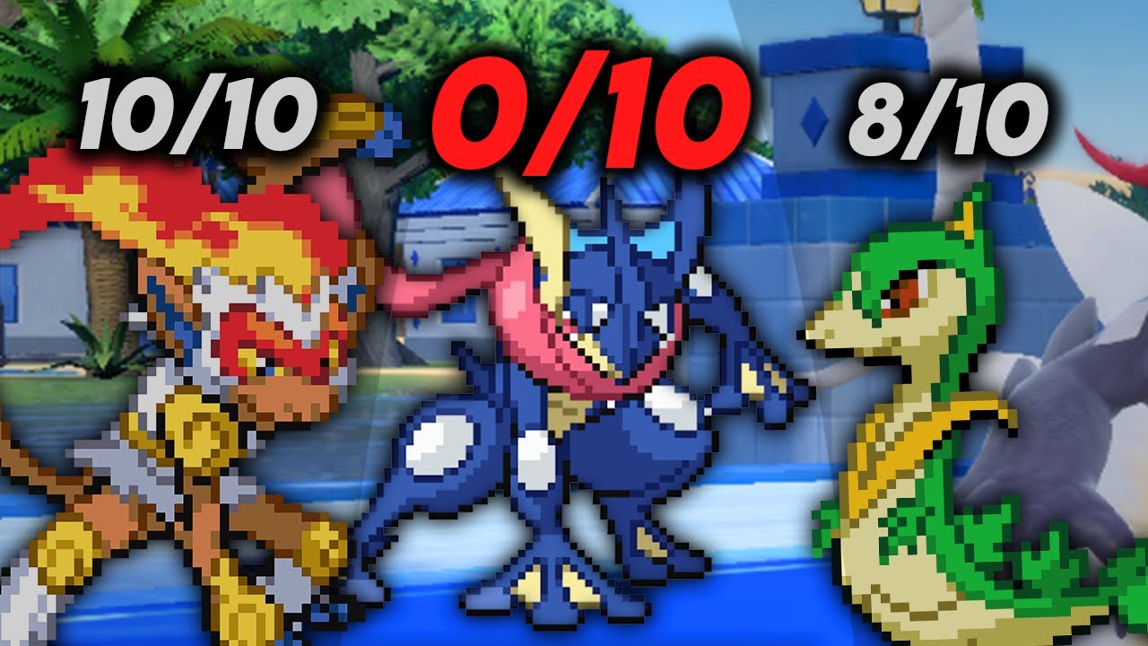 Les pires starters des jeux pokémon