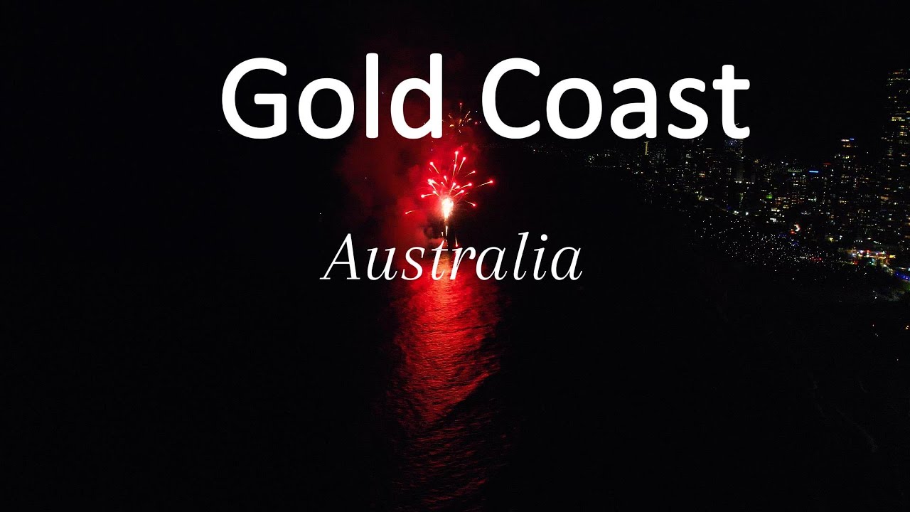 2025 New Year Celebration at Surfers Paradise , Gold Coast , Australia