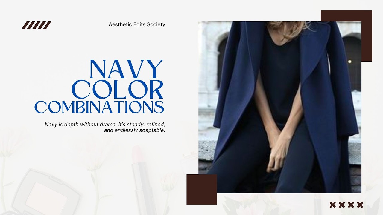 Navy Blue Color Combinations | Fashion Luxury Palette Ideas