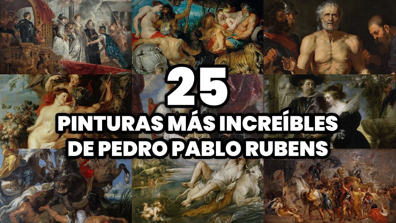 Las 25 PINTURAS más INCREÍBLES de PEDRO PABLO RUBENS (2025)