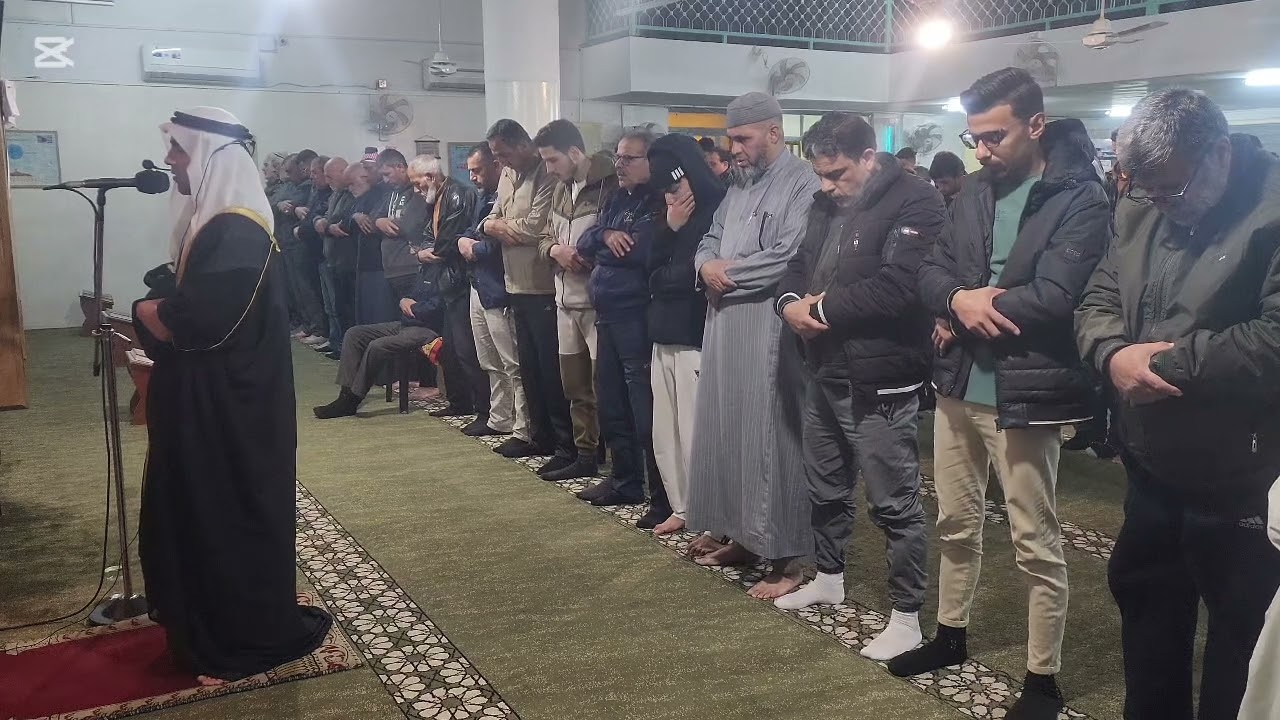 صلاه التراويح من مسجد الحاج احمد نوري 