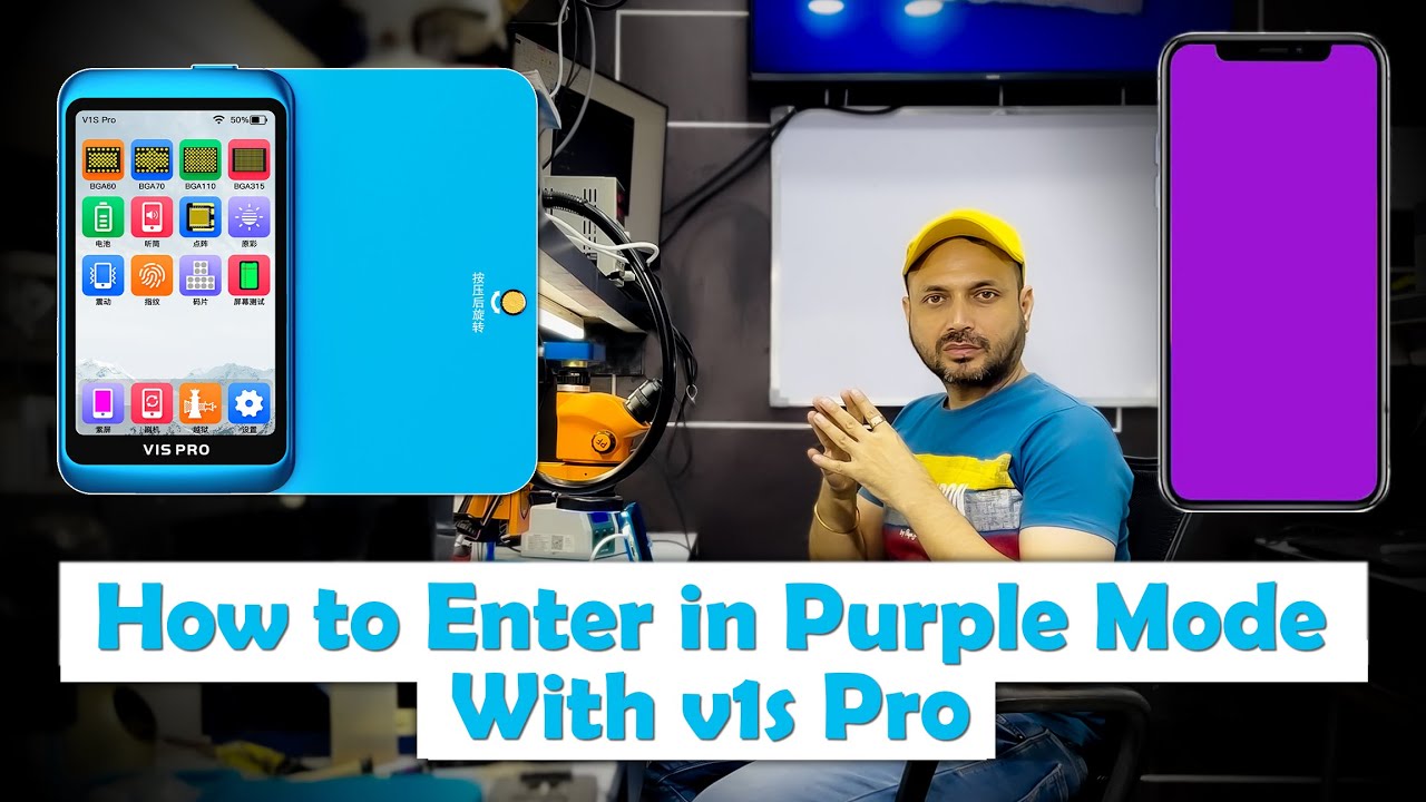 How to enter in Purple Mode | how to use v1se Pro | Learn iPhone Repair | Mobile Repair Academy