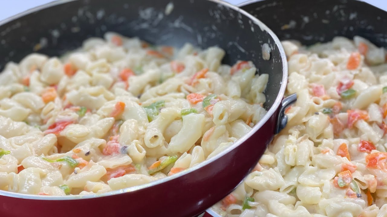 Creamy White Sauce Pasta/ 5 മിനുട്ടിൽ വൈറ്റ് സോസ് പാസ്‌ത റെഡിയാക്കാം /Simple Recipe