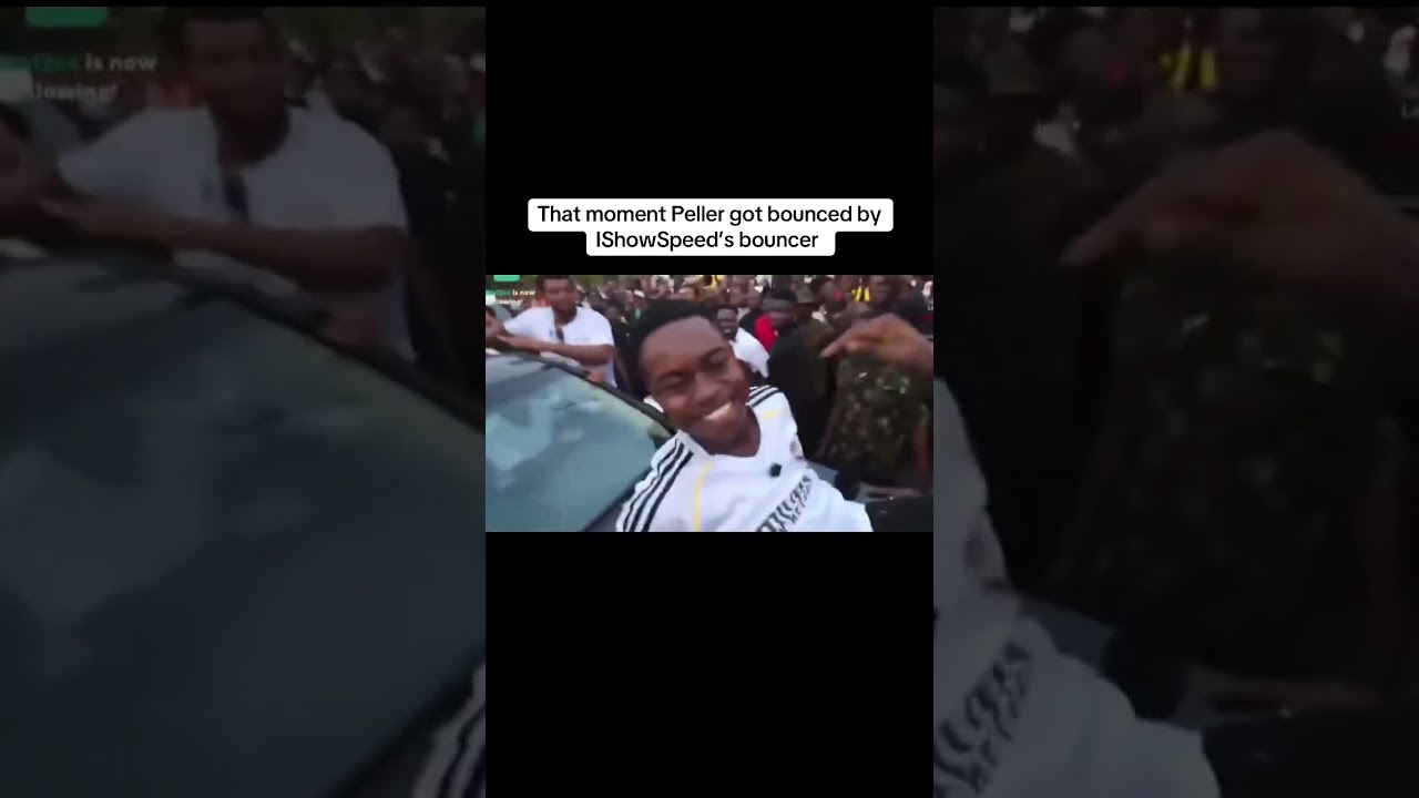 The moment peller got bounced by ishowspeed bouncer, music: Abuja girls by Luxybenz 🎶 #ishowspeed