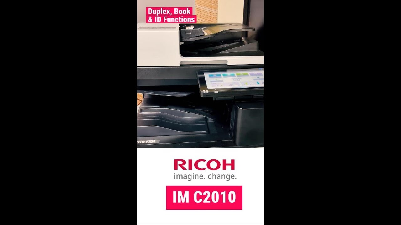 Ricoh IM C2010 Copy Features Part 5 | Duplex, Booklet & ID Card copy Tutorial