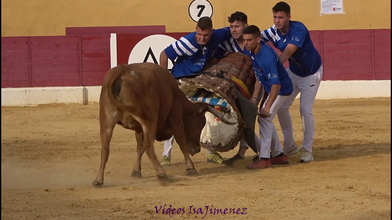 Alagón (Zaragoza) 14/06/2024 - Suertes de la tauromaquia - Roscaderos - HD