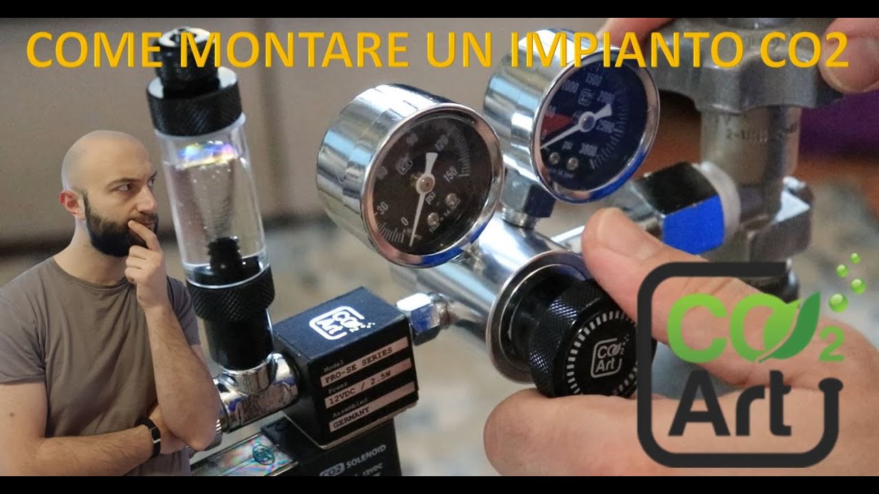 Come montare un impianto co2 ricaricabile, trucchi e consigli!