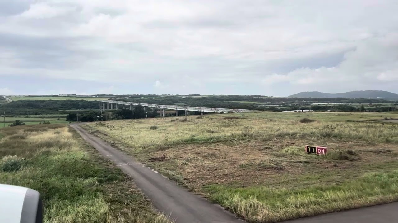 石垣空港RWY04での離陸　777ローリングテイクオフ