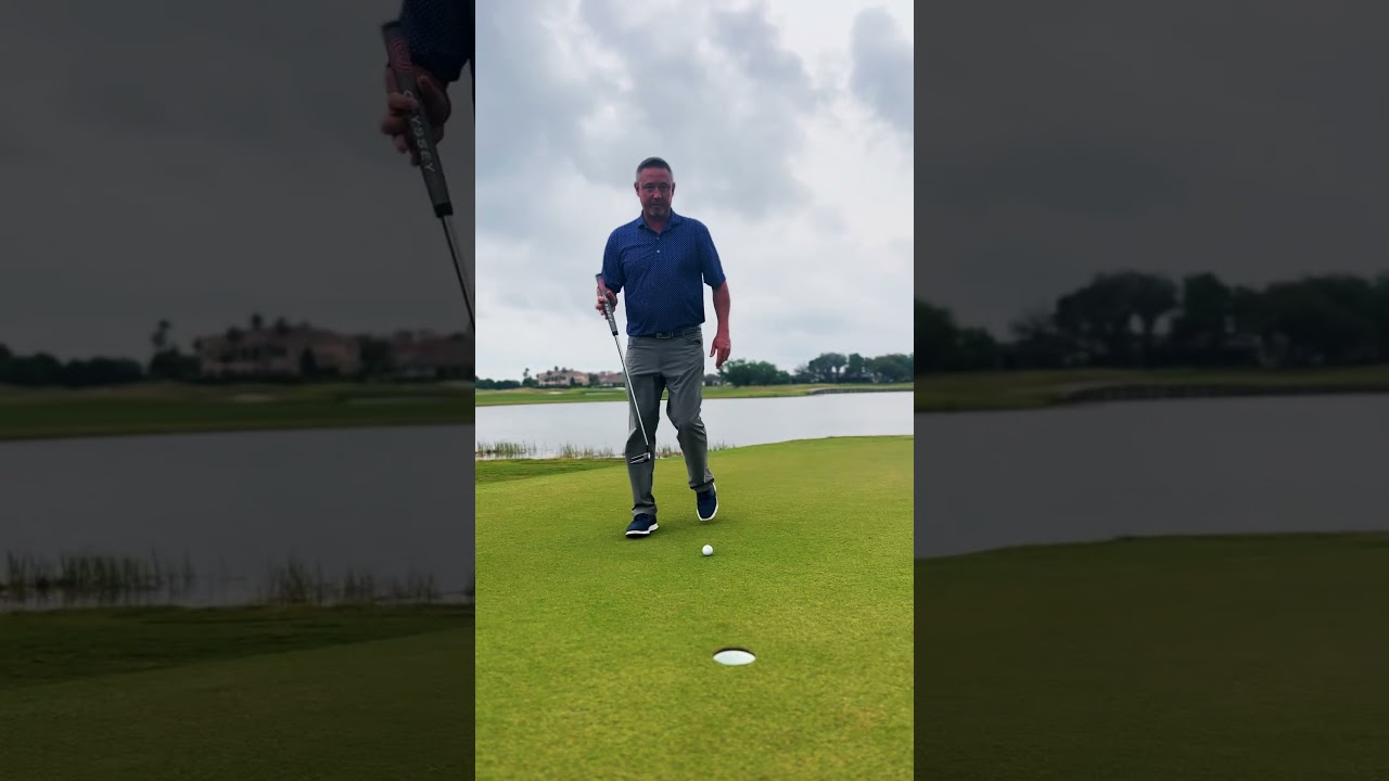 Addressing the putt-PGA Pro #oncourse #pgaprofessional #puttinginstruction #puttinglessons