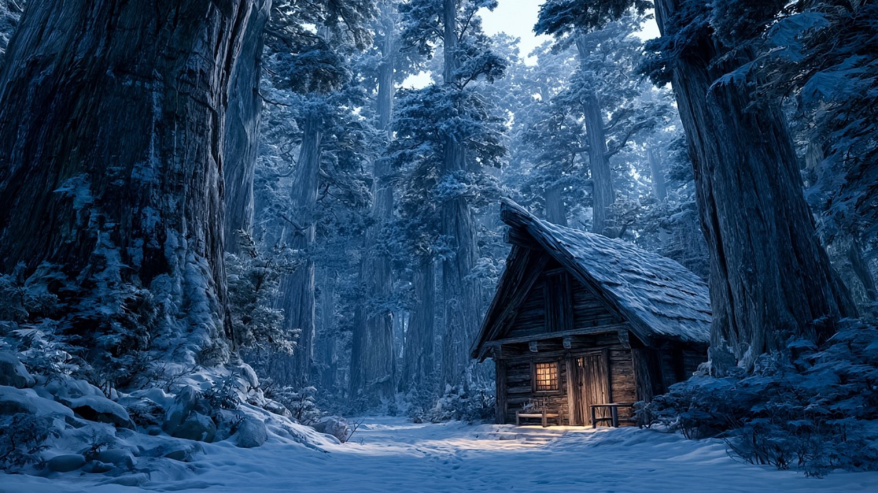 Frozen Forests Around Medieval Villages | Celtic Music for Rest