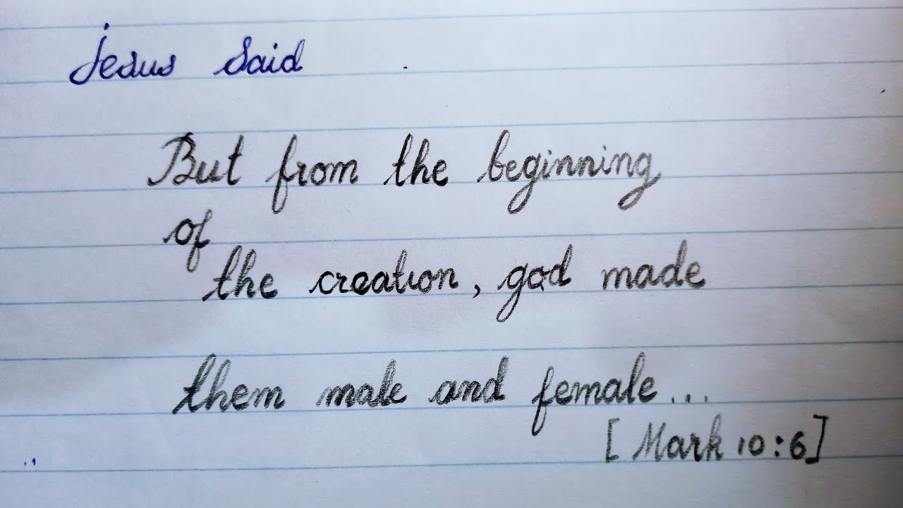 Bible Versus | Cursive Writing Practice  #calligraphy #handwriting #art #calligrphylearning 