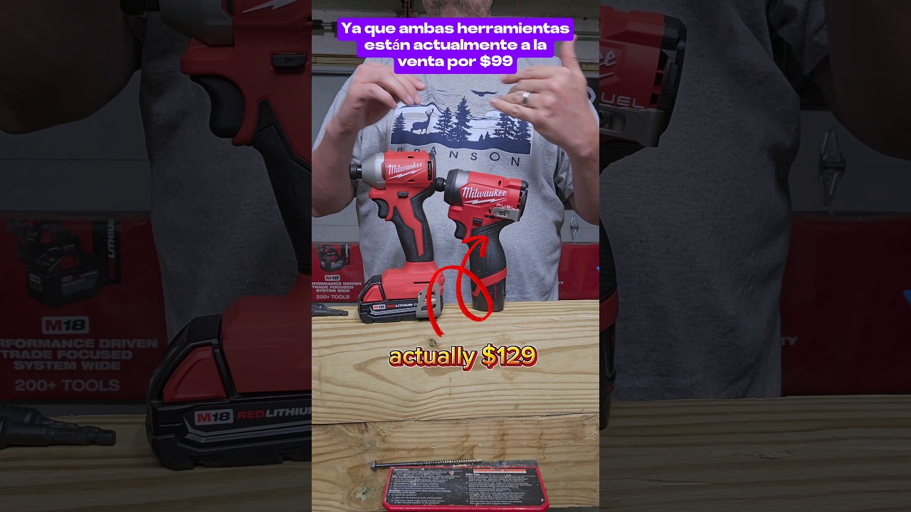 Милуоки: тратьте деньги с умом #milwaukee #m18 #m12 #impactdriver #tooltestraw #diy #howto