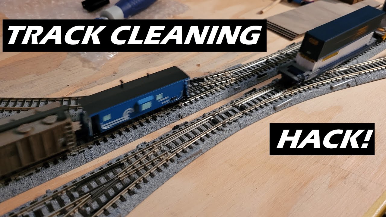 Model Railroad Track Cleaning Hack
