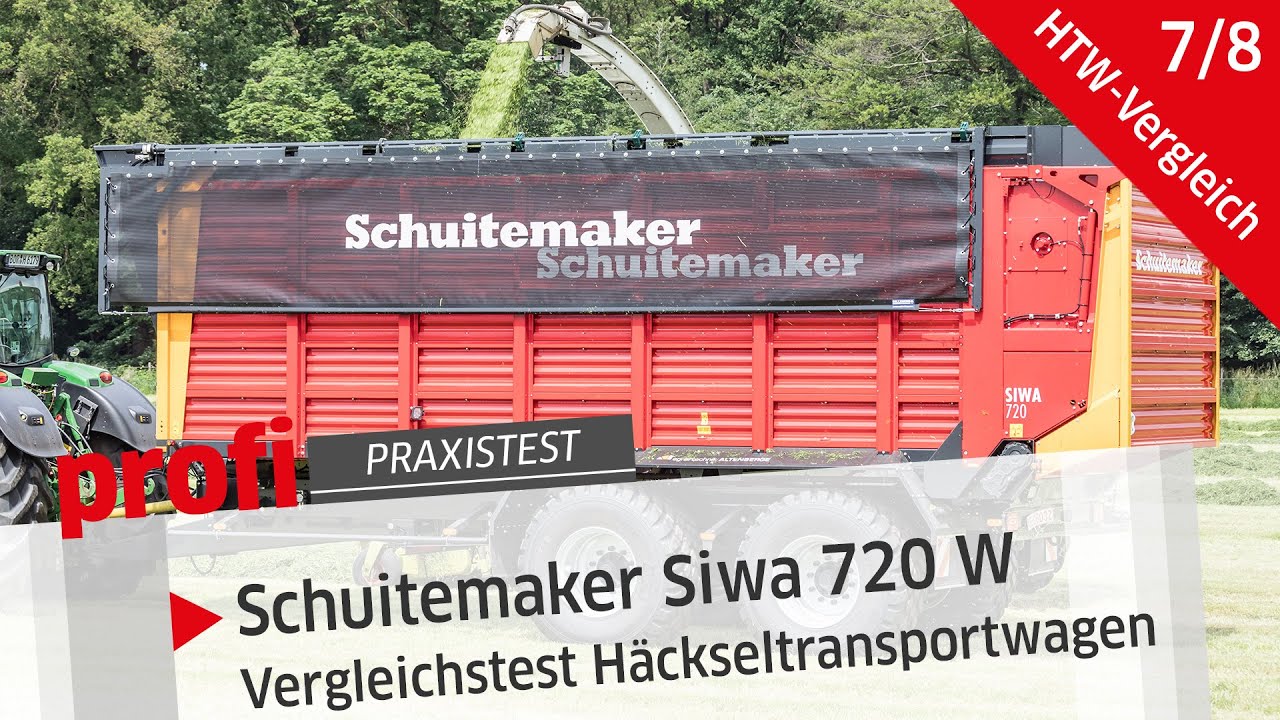 Schuitemaker Siwa 720 W - Häckseltransportwagenvergleich 7/8 | profi #Praxistest