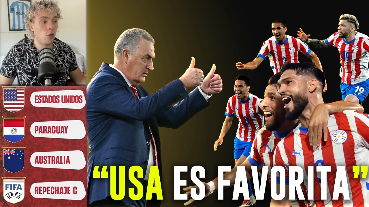 ¡NO SUBESTIMEN A PARAGUAY! 🤫 USA 🇺🇸 se Cree Líder Fácil en el MUNDIAL