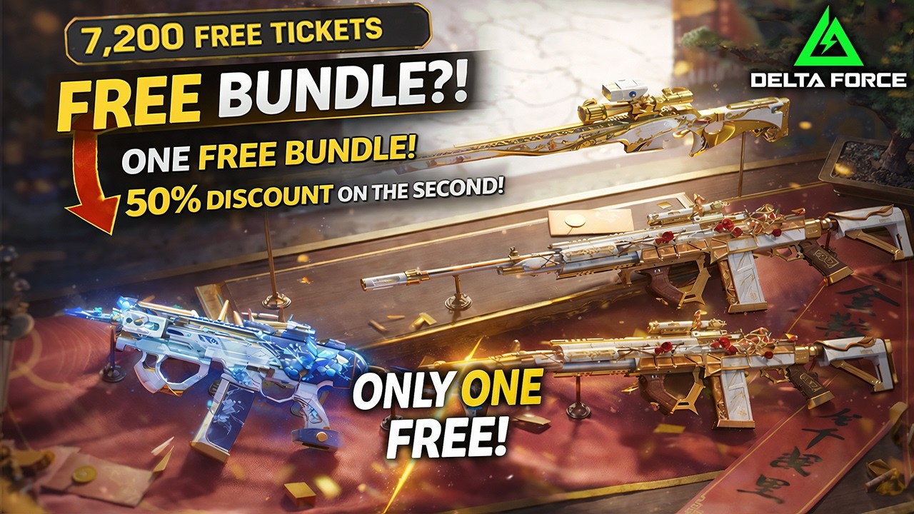 Delta Force FREE Bundle Giveaway ! How To Get 7200 Lucky Tickets & 2 Bundles. Everything explained