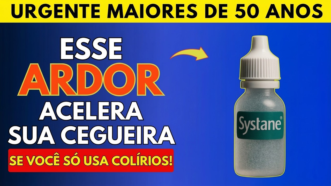 PARA MAIORES DE 50 ANOS: 4 erros que RESSECAM os Olhos e Aceleram a Catarata (o #1 é o Pior)