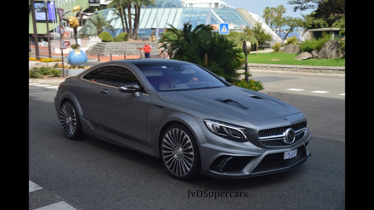 1000HP Mansory S63 AMG Coupe in Monaco! BRUTAL SOUNDS!