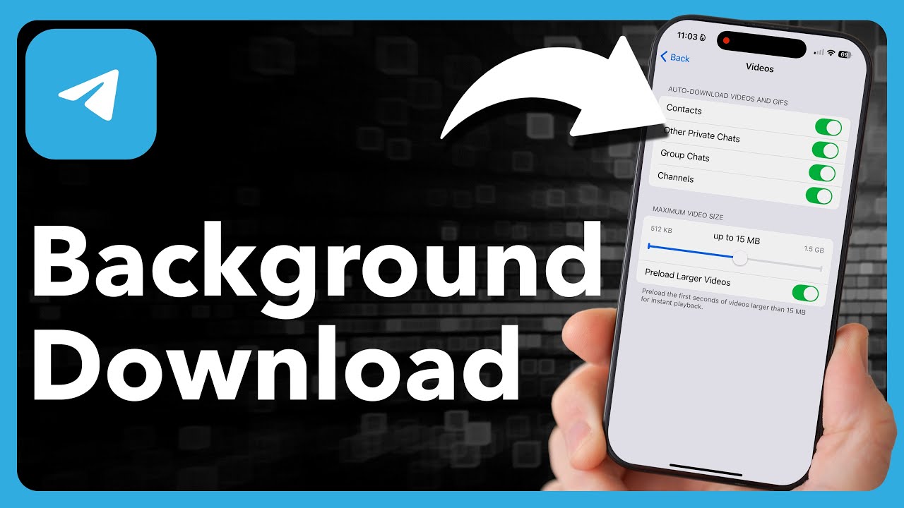 How To Enable Background Download On Telegram