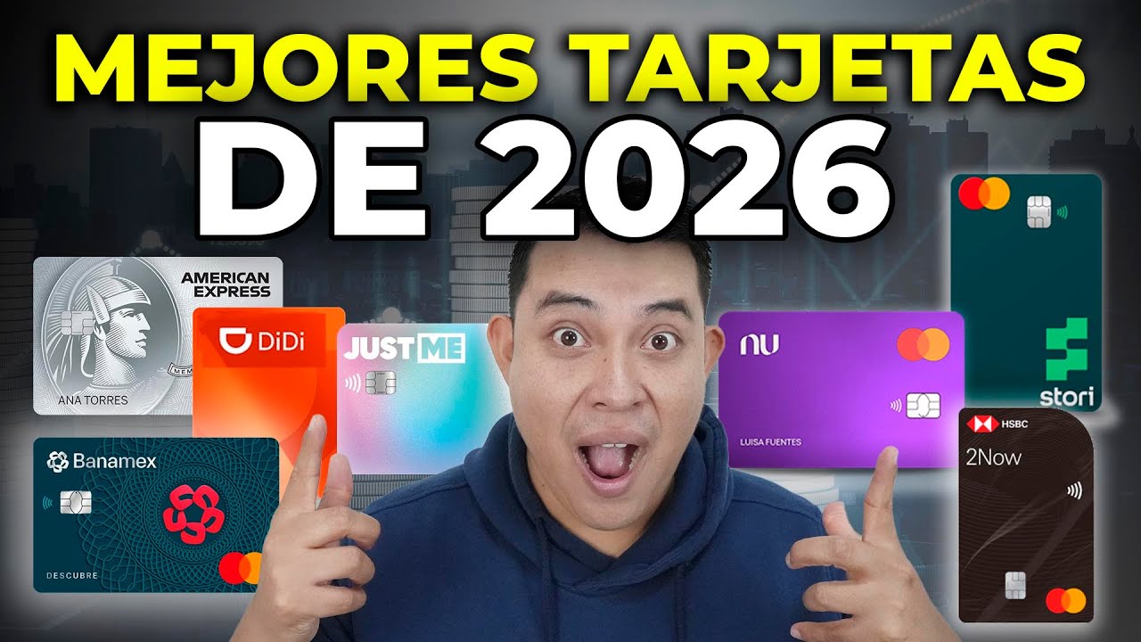 Mejores tarjetas de crédito 2026 en México | Ranking definitivo