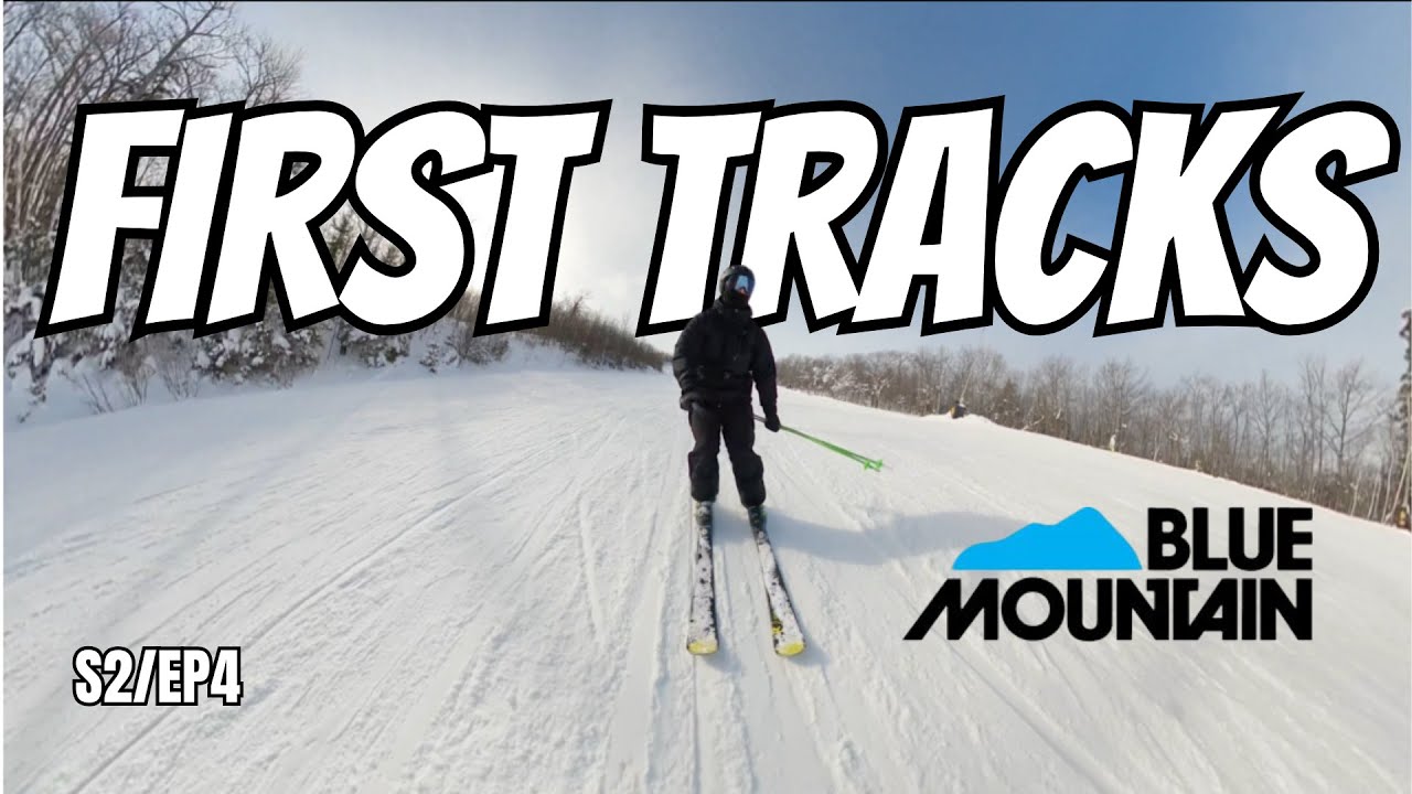 A BEAUTIFUL Day for SKIING at BLUE MOUNTAIN