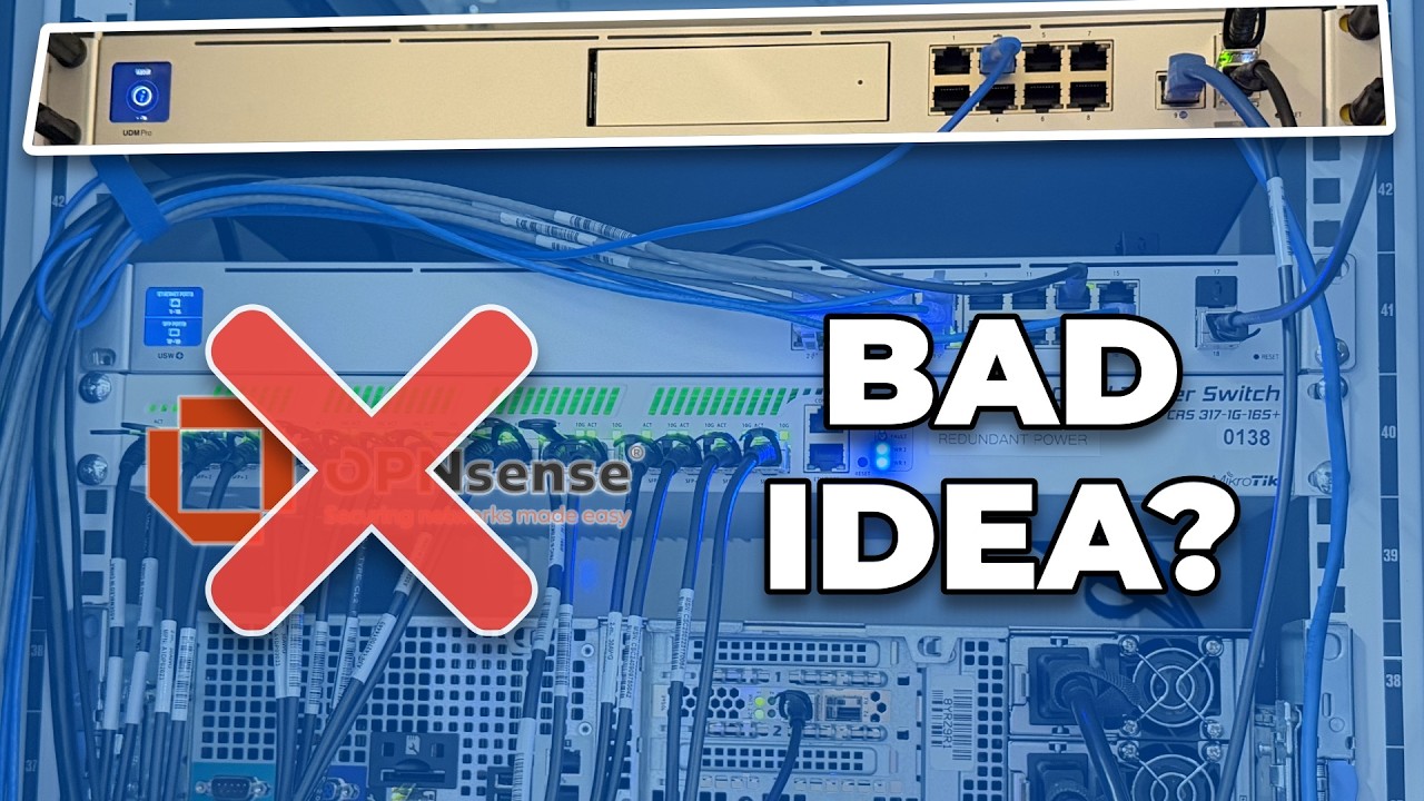 I Replaced OPNsense With a UDM Pro in My Datacenter