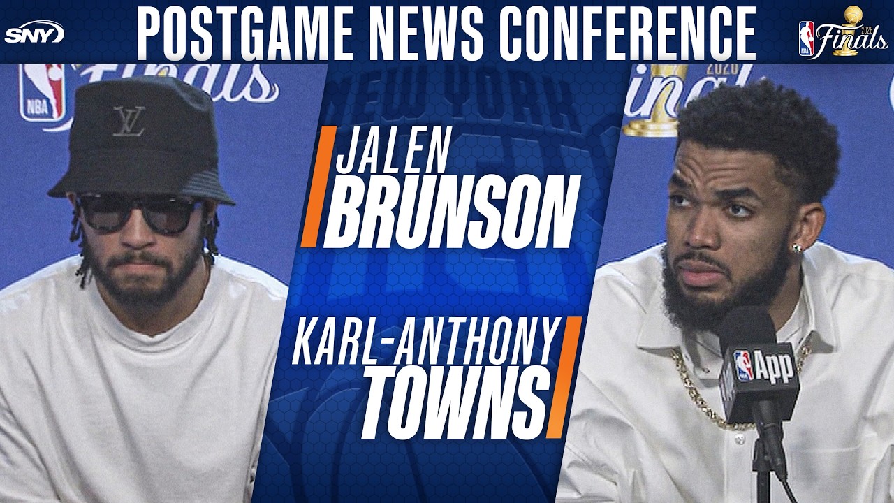 Jalen Brunson i Karl-Anthony Towns o szalonym zwycięstwie Knicks&oacute;w nad Tottenhamem w drugim meczu...
