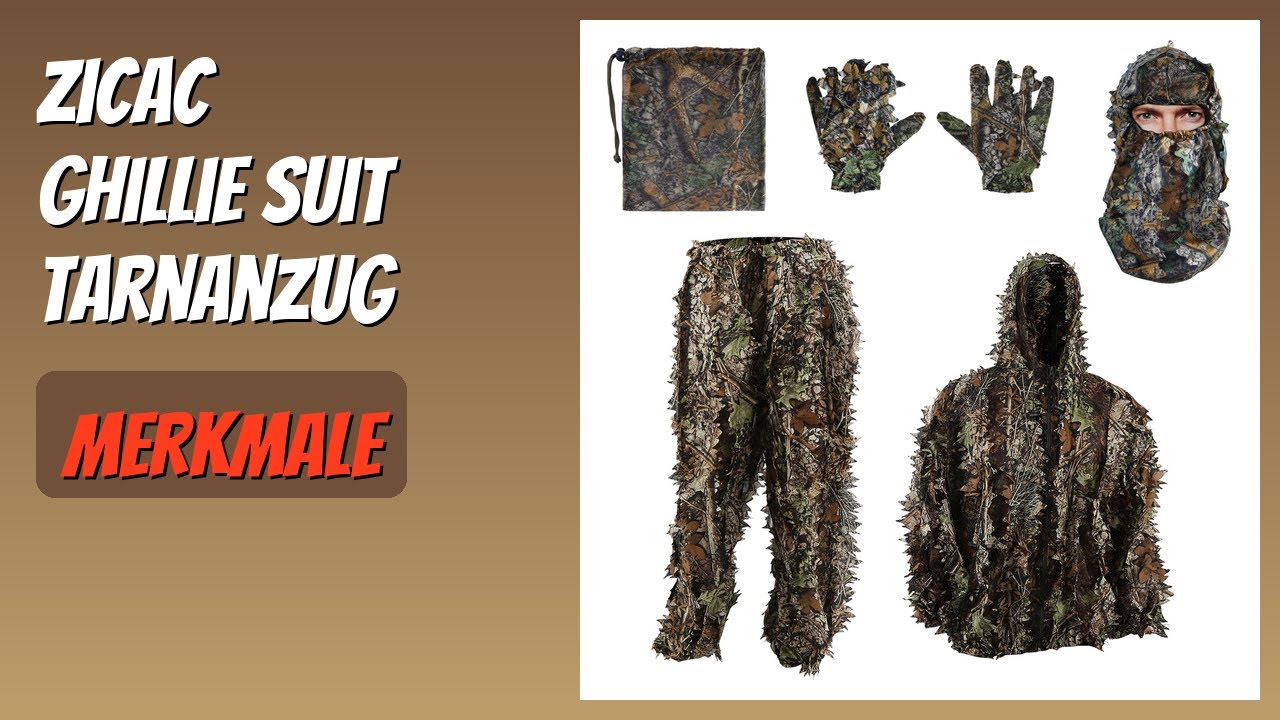 BEWERTUNG (2026): Zicac Ghillie Suit Tarnanzug. Infos