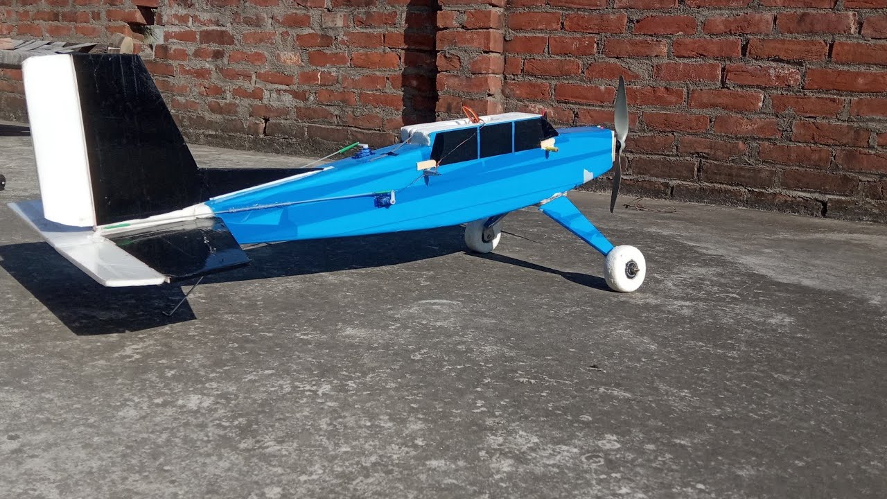 Home Build RC Plane Thermocol Fuselage @INDI RC