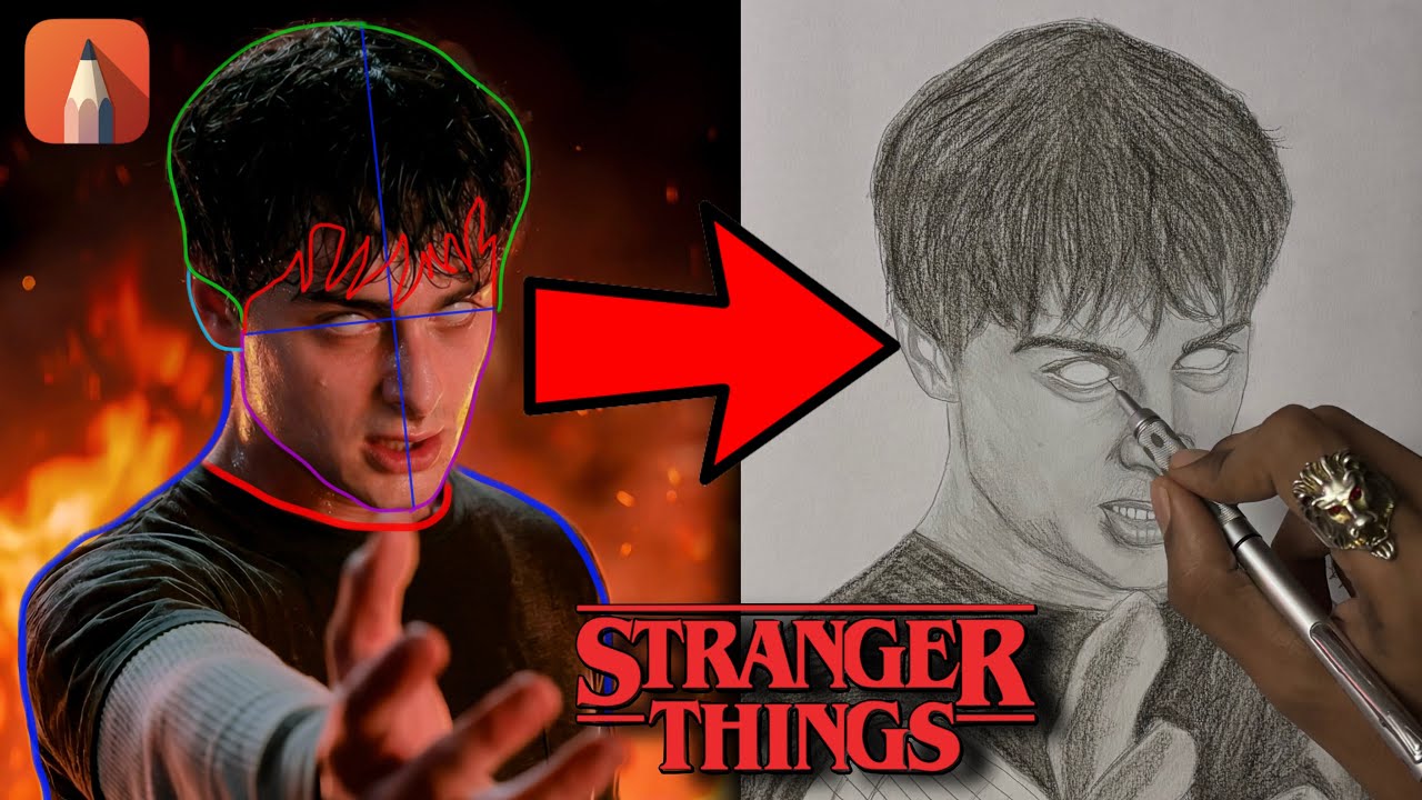How to Draw Noah Schnapp as Will Byers ✏️ Stranger Things Season 5 🔥 Realistic Pencil Sketch