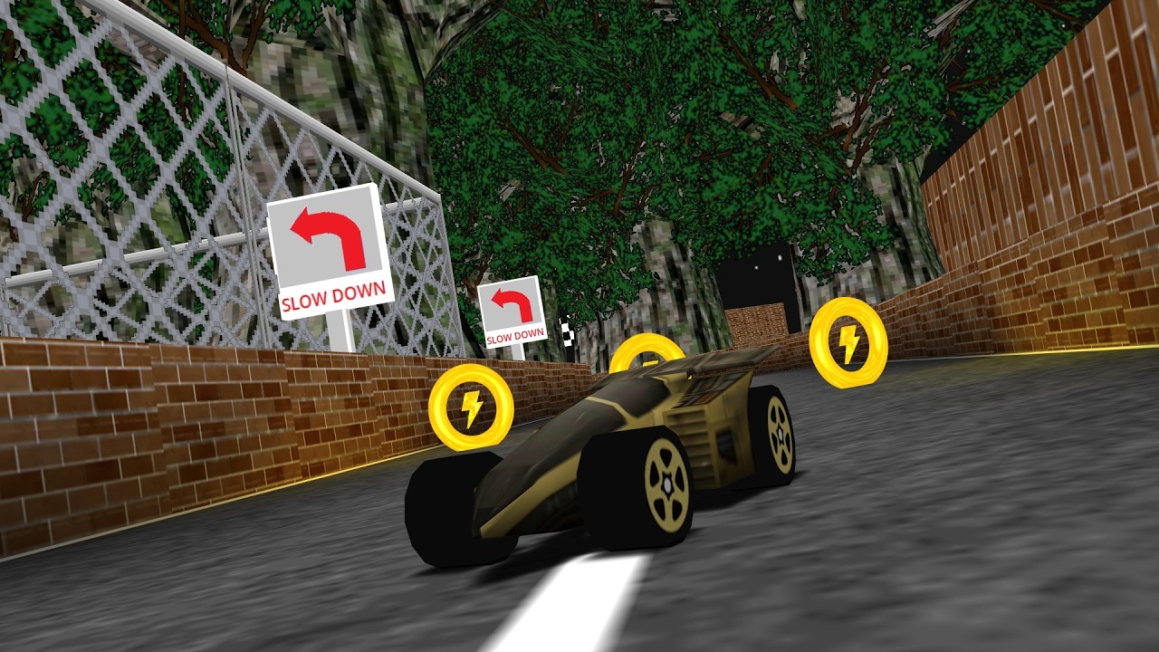 JSCA OutRun RV Route C by Josh Scorpius. Length 1410m. 16 cars. Car Shadow Jet.