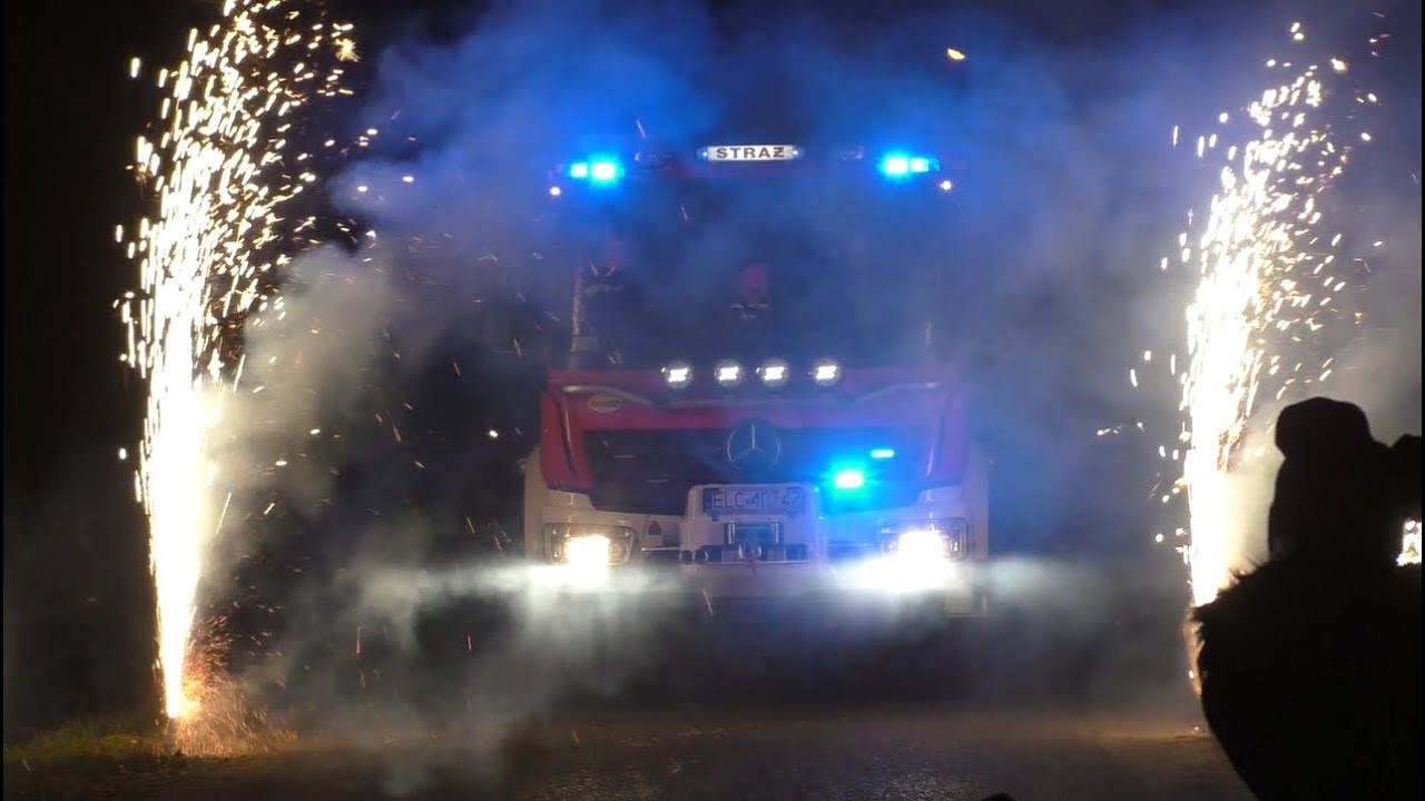 Powitanie nowego wozu GBA 4,3/35 Mercedes Benz Atego 1630 dla OSP Rogóźno!