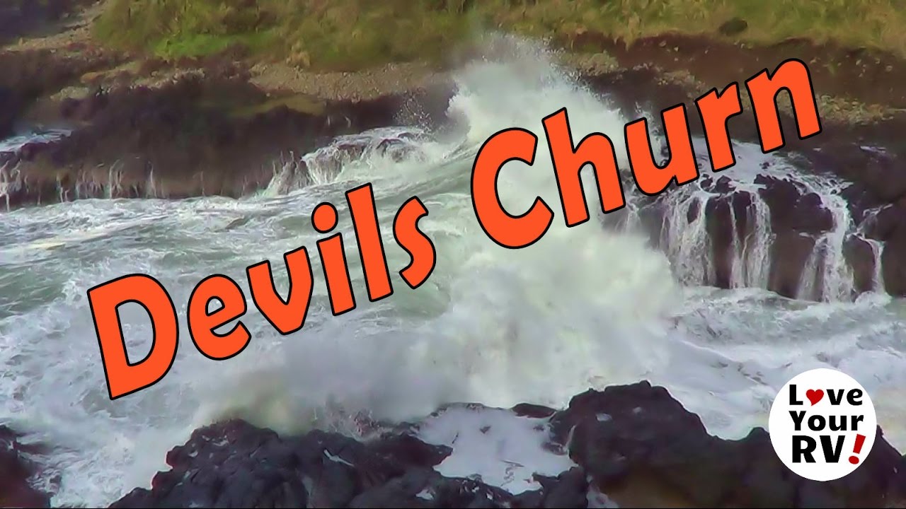 Checking out the Devils Churn on the Oregon Coast