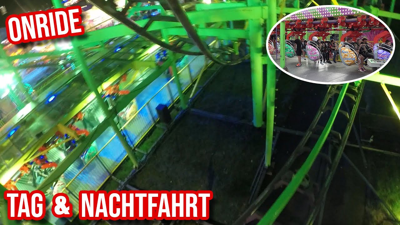Euro Coaster (Fackler-Buwalda) - Onride [Tag- & Nachtfahrt] - Rheinkirmes 2023 in Düsseldorf