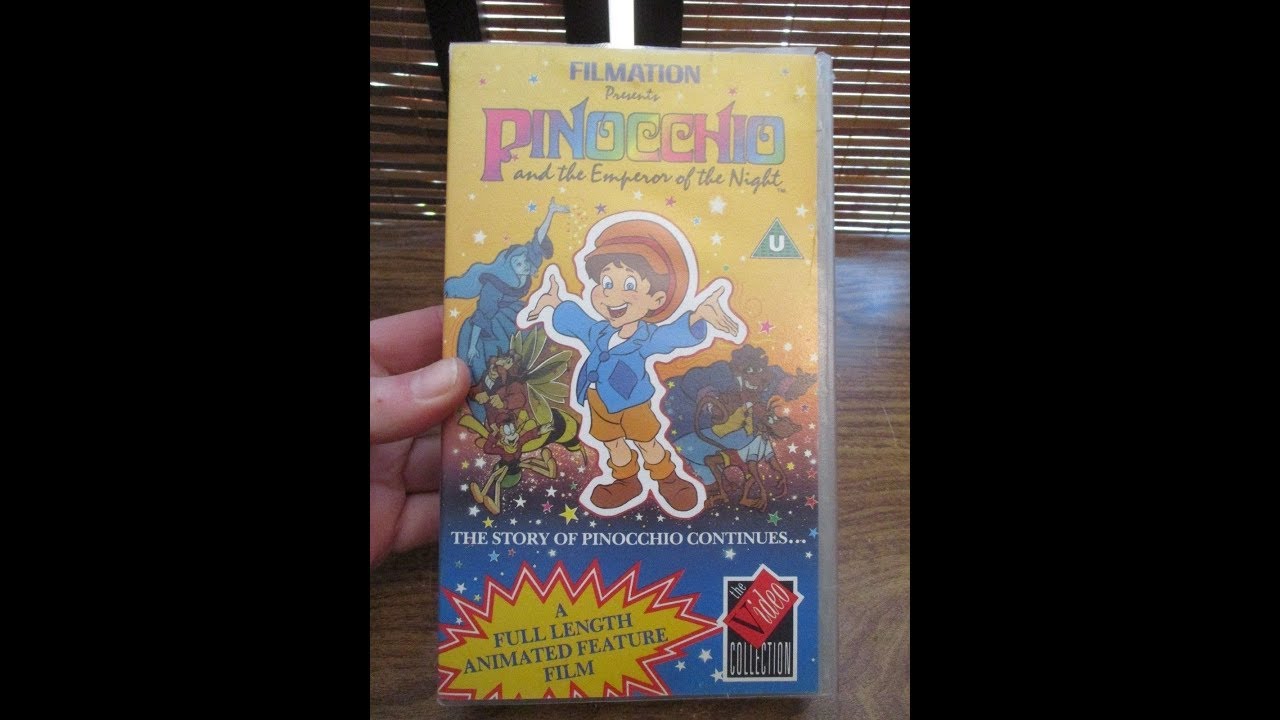 Original VHS Closing: Pinocchio and the Emperor of the Night (UK Retail Tape)