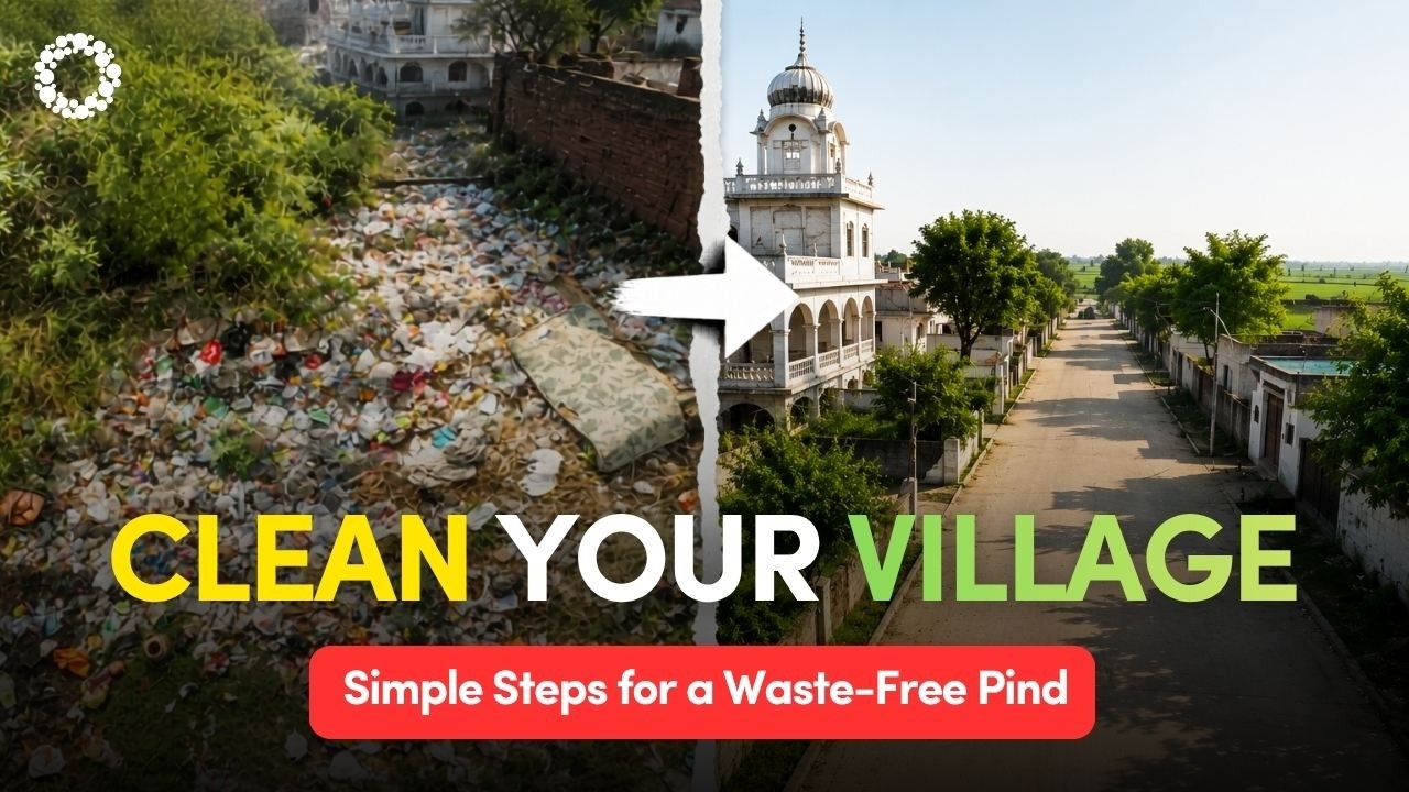 How We Recycle Waste in Villages | Step by Step Process | Roundglass Foundation