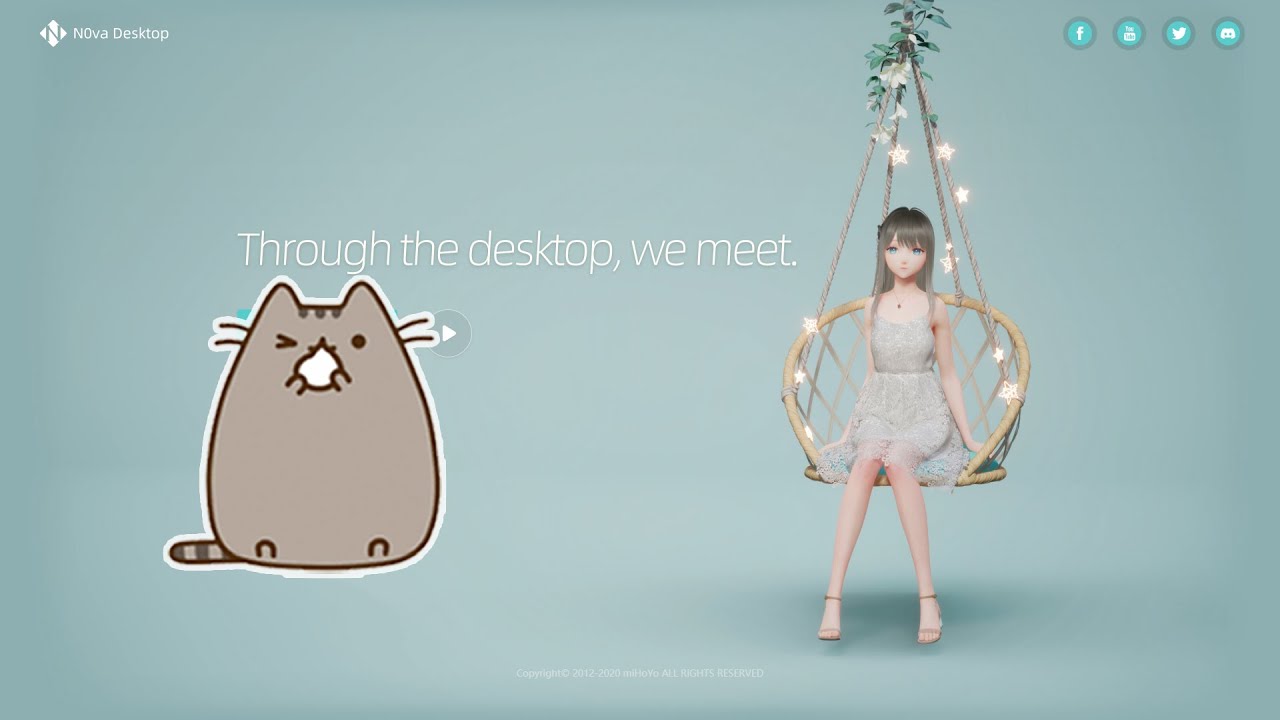 ⭕Виртуальная вайфу 😍 Lumi N0va Desktop на товёйм ПиСи👺