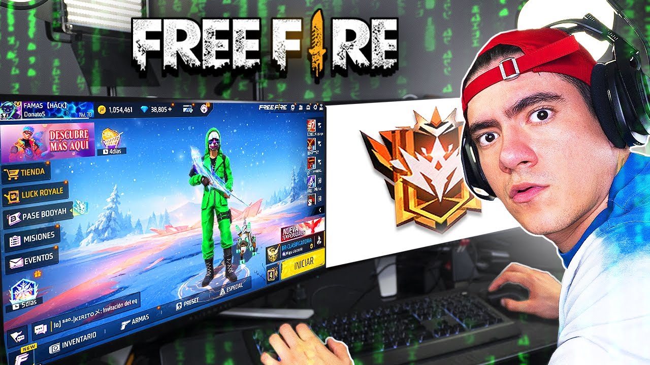 VUELVO A JUGAR FREE FIRE PERO EN COMPUTADORA !! | TheDonato